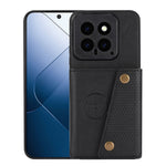 Xiaomi 14-cover med kortholder, PU-læder, TPU-støtte, mobilcover