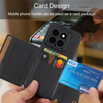 Xiaomi 14-cover med kortholder, PU-læder, TPU-støtte, mobilcover