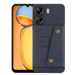 For Xiaomi Redmi 13C 4G / Poco C65 4G Kickstand Case Card Holder Leather + TPU Cover