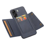 For Xiaomi Redmi 13C 4G / Poco C65 4G Kickstand Case Card Holder Leather + TPU Cover