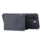 For Xiaomi Redmi 13C 4G / Poco C65 4G Kickstand Case Card Holder Leather + TPU Cover