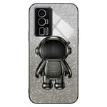 Xiaomi Redmi K60 5G / K60 Pro 5G / Poco F5 Pro 5G-skal PC+TPU-mobilskydd med Astronaut-stativ