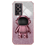 Xiaomi Redmi K60 5G / K60 Pro 5G / Poco F5 Pro 5G-skal PC+TPU-mobilskydd med Astronaut-stativ