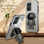For Xiaomi 11T Pro 5G / 11T 5G Case PC+TPU Phone Cover with Astronaut Kickstand