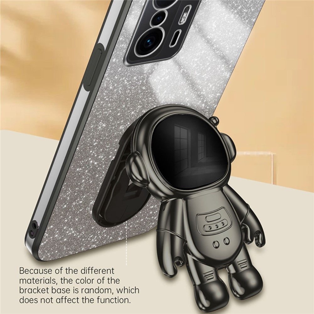 For Xiaomi 11T Pro 5G / 11T 5G Case PC+TPU Phone Cover with Astronaut Kickstand