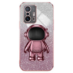 For Xiaomi 11T Pro 5G / 11T 5G Case PC+TPU Phone Cover with Astronaut Kickstand