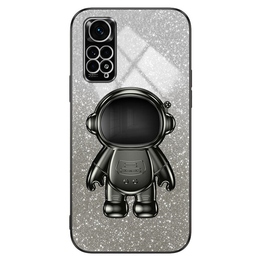 For Xiaomi Redmi Note 11S 4G Astronaut Kickstand Case PC+TPU Phone Cover