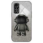 Xiaomi Redmi Note 11S 4G Astronaut Kickstand-skal PC+TPU-mobilskydd