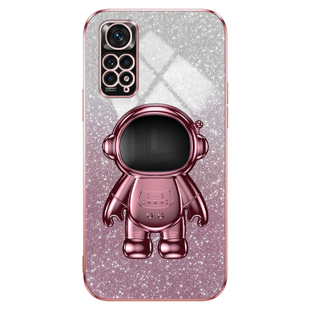 For Xiaomi Redmi Note 11S 4G Astronaut Kickstand Case PC+TPU Phone Cover