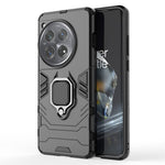For OnePlus 12 5G Case PC +TPU Phone Cover with Ring Holder Kickstand