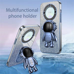 For Honor X40 5G Cases Slim-Fit PC+TPU Mobile Phone Cover with Astronaut Kickstand