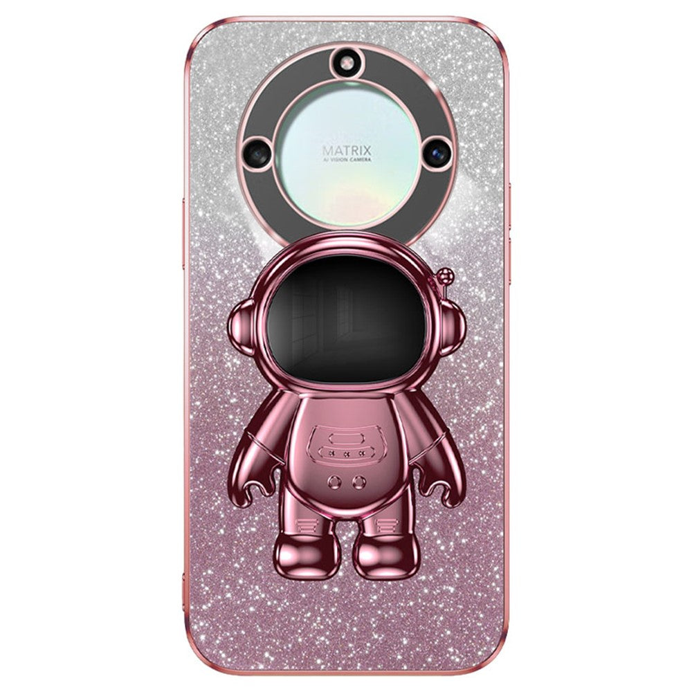 For Honor X40 5G Cases Slim-Fit PC+TPU Mobile Phone Cover with Astronaut Kickstand