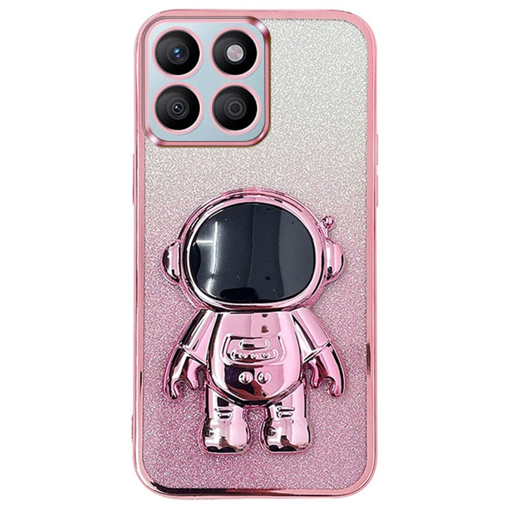 For Honor X8b 4G Astronaut Kickstand PC+TPU etui Støvtæt mobiltelefon bagcover