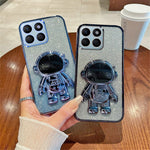For Honor X8b 4G Astronaut Kickstand PC+TPU etui Støvtæt mobiltelefon bagcover
