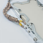 For iPhone 12 Pro Max 6.7 inch Metal Case Aluminium Alloy Slim Phone Cover with Strap