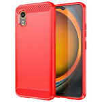 For Samsung Galaxy Xcover7 TPU Case Carbon Fiber Texture Mobile Phone Cover