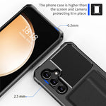ZM02 For Samsung Galaxy A35 5G Card Slot Four Corner Shockproof Phone Case