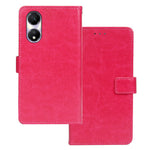 IDEWEI For Honor Play 40 Wallet Case PU Leather Crazy Horse Texture Phone Cover