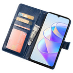 IDEWEI Til Honor X9b 5G / Magic6 Lite 5G Etui PU Læder Folio Telefoncover Crazy Horse Tekstur