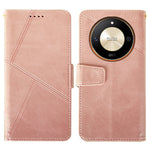 IDEWEI For Honor X9b 5G Case PU Leather Stand Phone Cover with Calf Texture