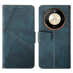 IDEWEI For Honor X9b 5G Case PU Leather Stand Phone Cover with Calf Texture
