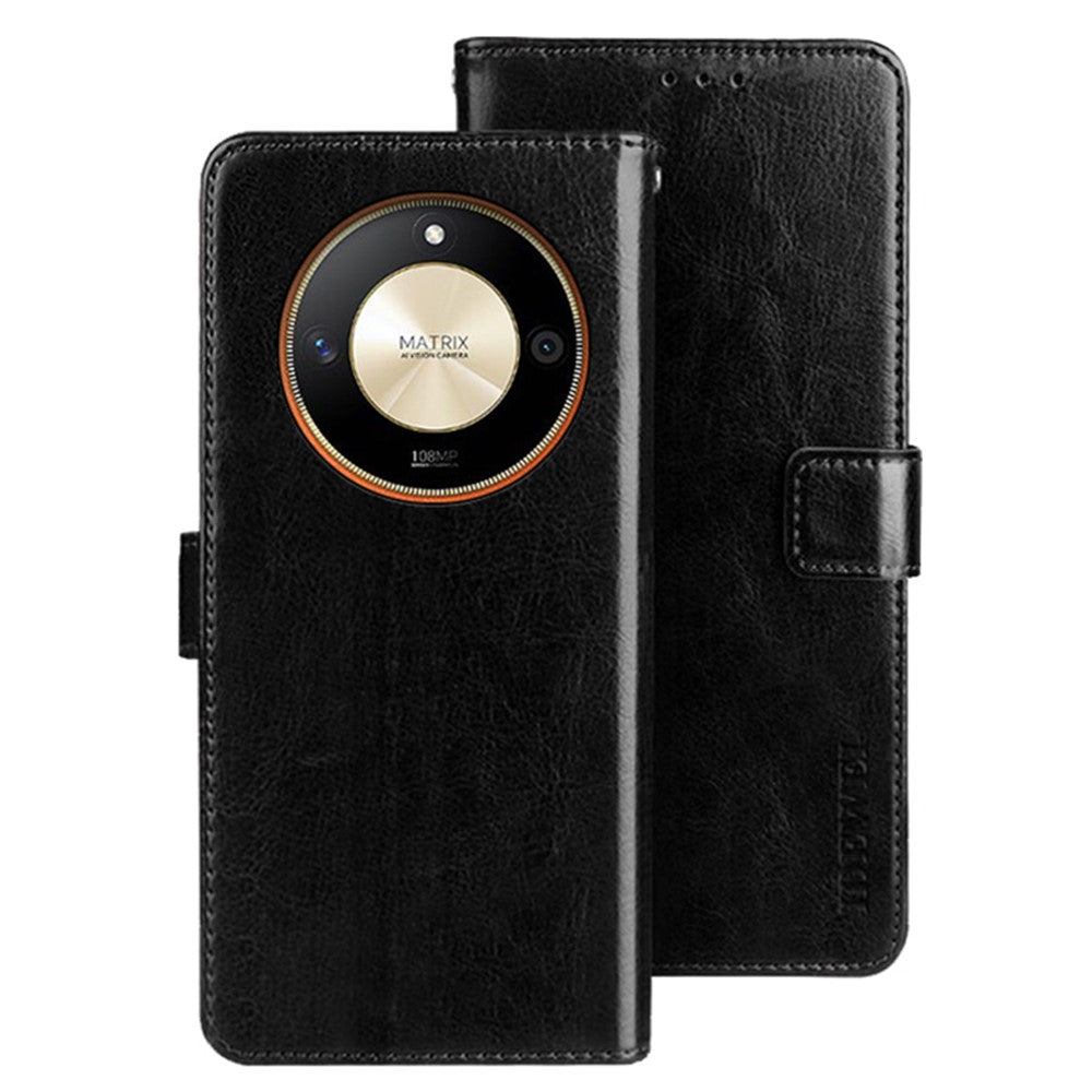 IDEWEI Til Honor X9b 5G / Magic6 Lite 5G / X50 5G Magnetisk Telefonetui PU Læder Stødsikkert Mobiltelefoncover