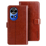 IDEWEI For Huawei nova 12 Pro 5G / nova 12 Ultra 5G Case Crazy Horse Texture Flip Stand Anti-scratch Phone Cover