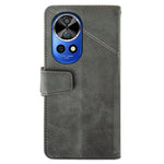 IDEWEI For Huawei nova 12 Pro 5G / 12 Ultra 5G Wallet Case Calf Texture Anti-fall Phone Cover