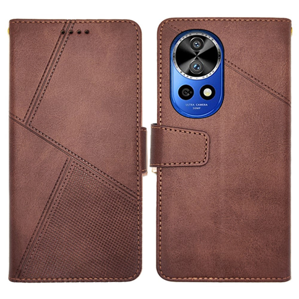 IDEWEI For Huawei nova 12 Pro 5G / 12 Ultra 5G Wallet Case Calf Texture Anti-fall Phone Cover