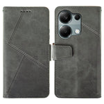 IDEWEI For Xiaomi Redmi Note 13 Pro 4G / Poco M6 Pro 4G Case Calf Texture Card Holder Phone Cover