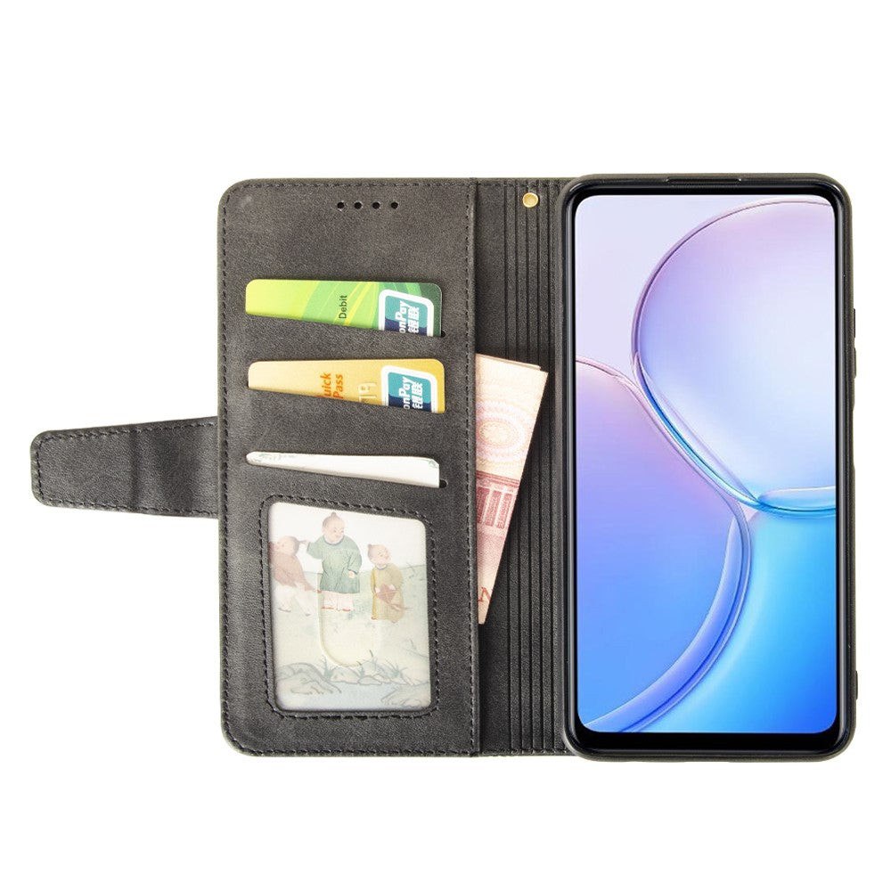 IDEWEI For Xiaomi Redmi Note 13 Pro 4G / Poco M6 Pro 4G Case Calf Texture Card Holder Phone Cover