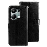 IDEWEI For Xiaomi Redmi Note 13 Pro 4G / Poco M6 Pro 4G Case Magnetic Clasp Leather Anti-fall Phone Cover