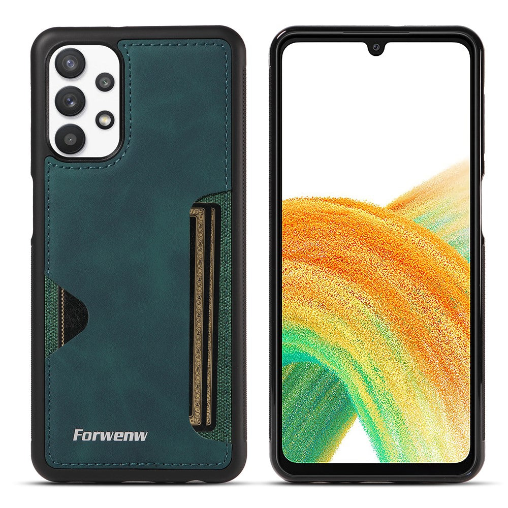 FORWENW F5 Series Til Samsung Galaxy A33 5G Etui Kortholder Læder+TPU Beskyttelsescover