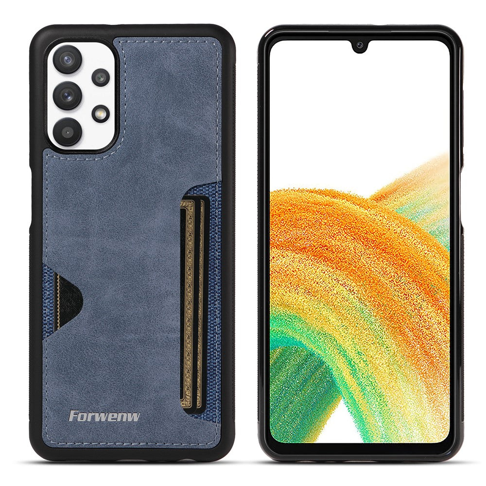 FORWENW F5 Series Til Samsung Galaxy A33 5G Etui Kortholder Læder+TPU Beskyttelsescover