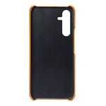 Til Samsung Galaxy A35 5G Telefoncover Læder+PC Stødsikkert Cover med Dobbelt Kortlommer