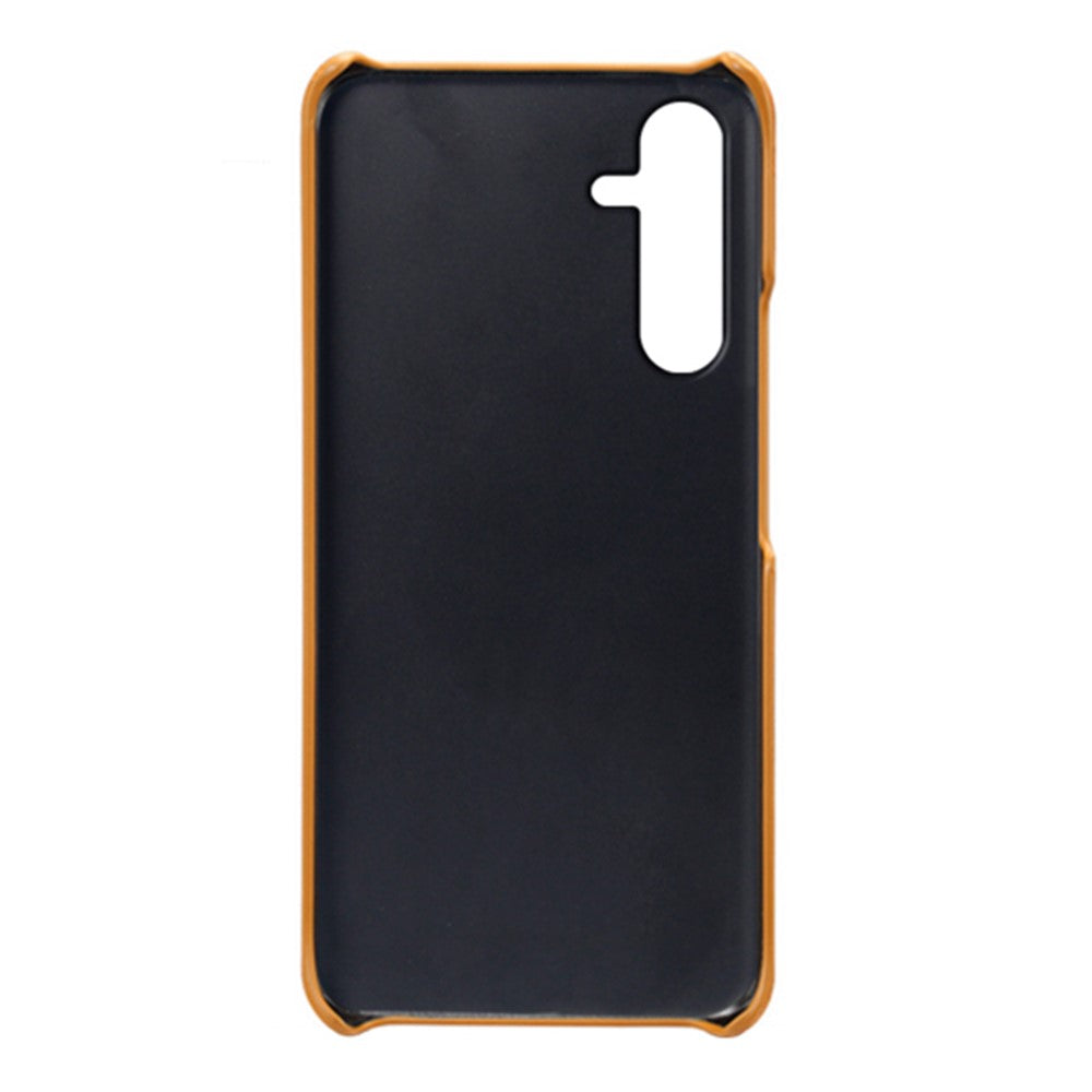Til Samsung Galaxy A35 5G Telefoncover Læder+PC Stødsikkert Cover med Dobbelt Kortlommer