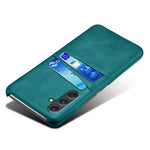 Stødsikkert telefoncover til Samsung Galaxy A55 5G PU læder+PC cover med dobbelt kortplads
