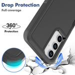 For Samsung Galaxy A55 5G Case PC+TPU 2-in-1 Shockproof Protective Phone Cover