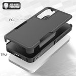 For Samsung Galaxy A55 5G Case PC+TPU 2-in-1 Shockproof Protective Phone Cover