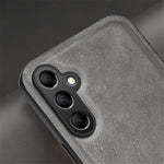 For Samsung Galaxy S23 FE Case Shockproof TPU+PU Cell Phone Cover Built-in Metal Sheet