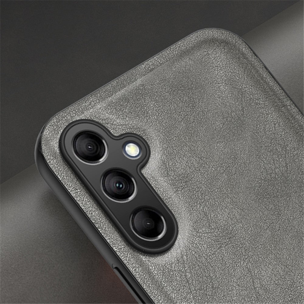 For Samsung Galaxy S23 FE Case Shockproof TPU+PU Cell Phone Cover Built-in Metal Sheet
