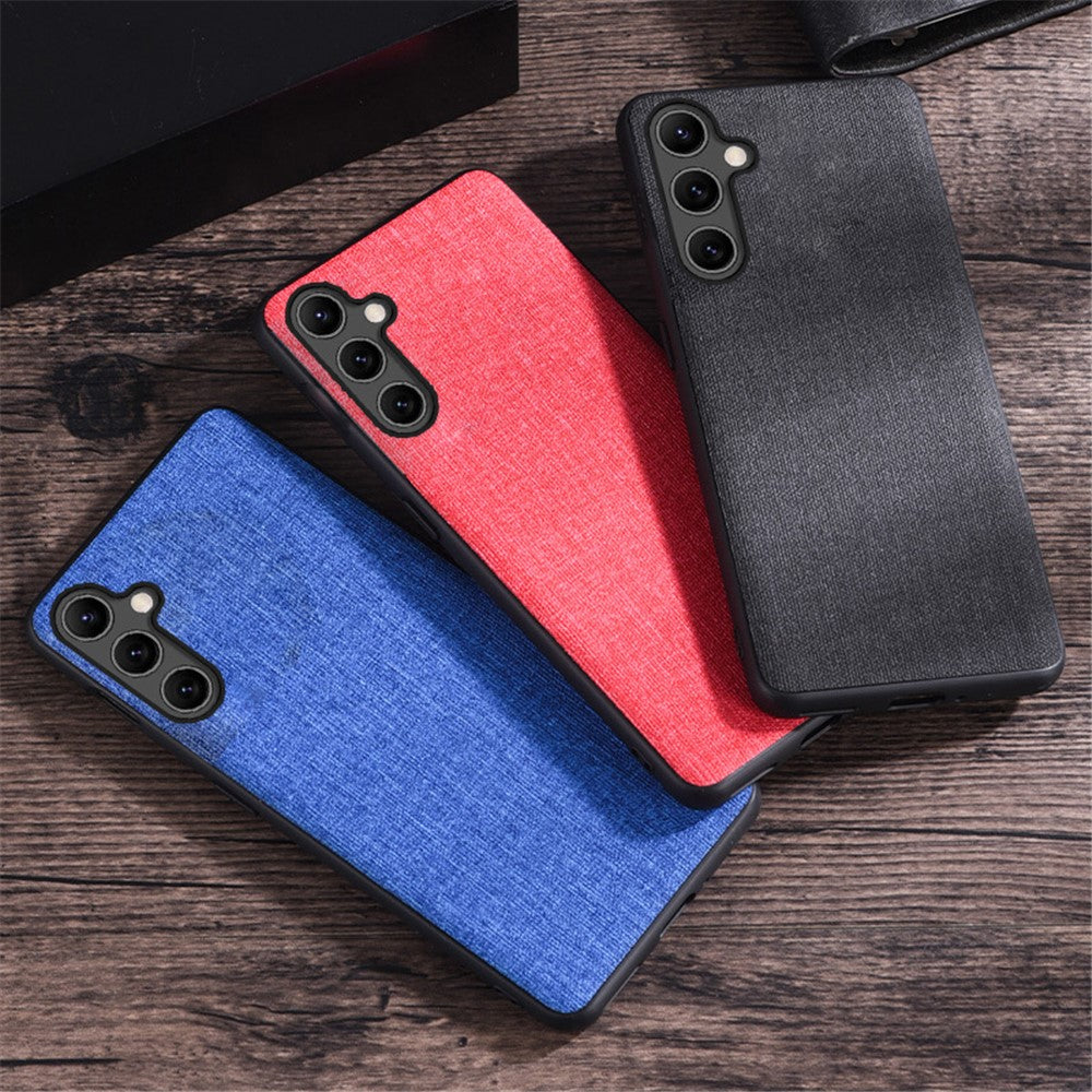 For Samsung Galaxy S23 FE Case Drop-resistant Cloth+PC Protective Shell