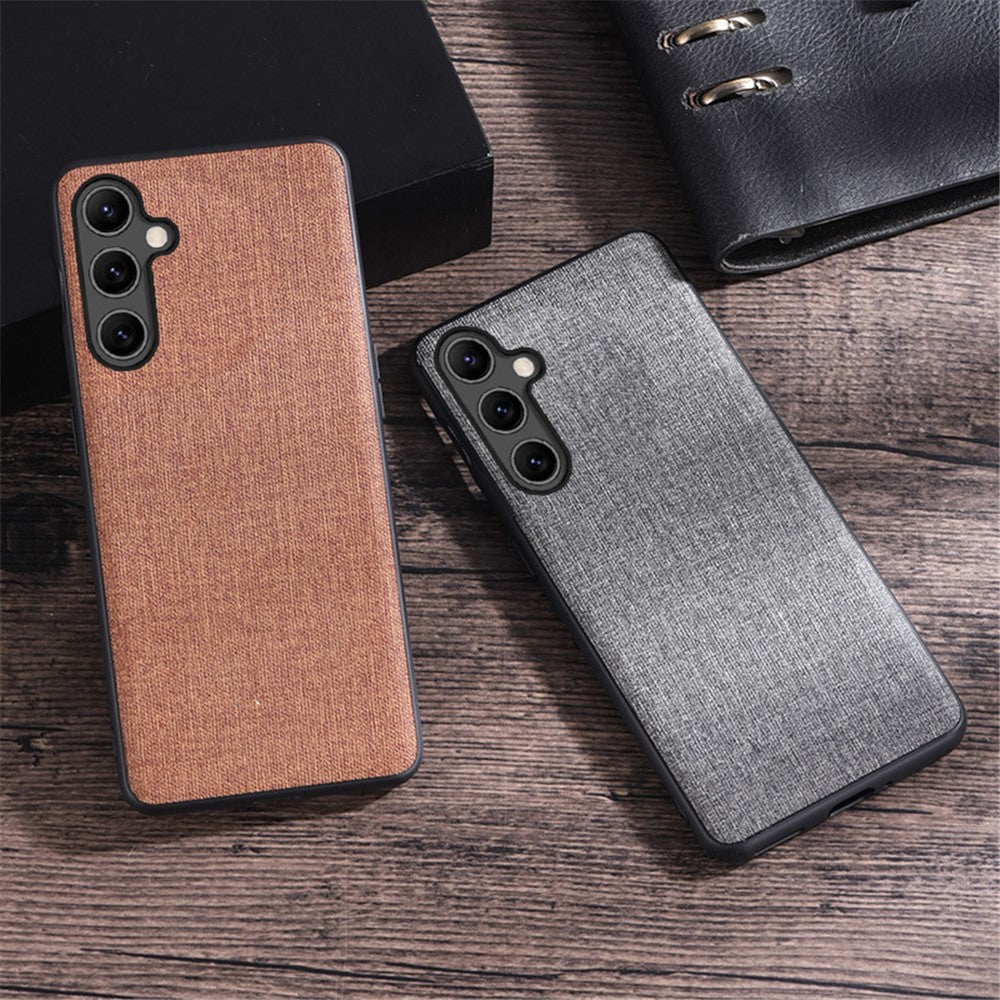 For Samsung Galaxy S23 FE Case Drop-resistant Cloth+PC Protective Shell