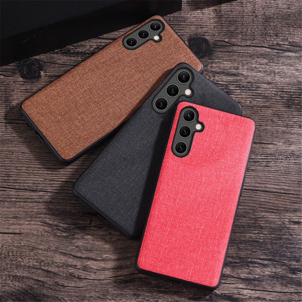 For Samsung Galaxy S23 FE Case Drop-resistant Cloth+PC Protective Shell
