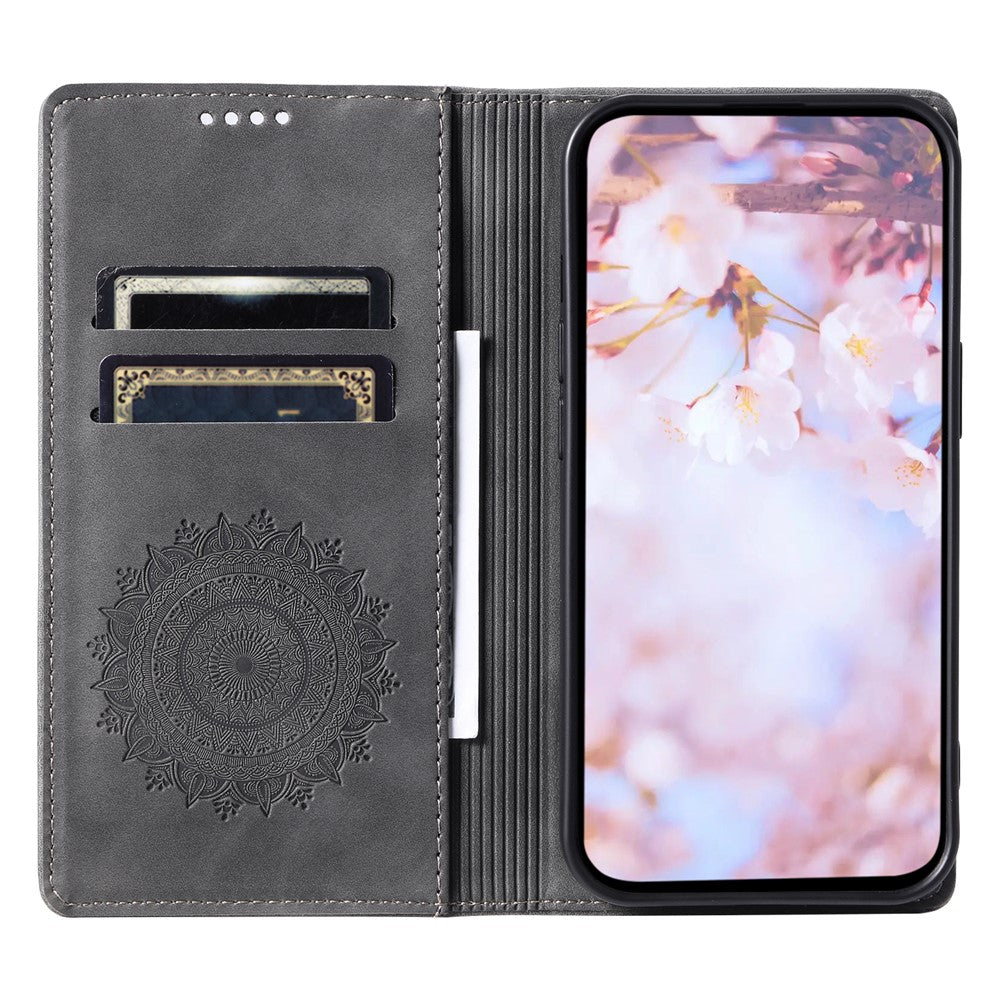 Til Samsung Galaxy A35 5G Cover Læder Pung Flip Cover Magnetisk Automatisk Lukning