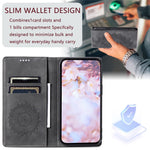Til Samsung Galaxy A35 5G Cover Læder Pung Flip Cover Magnetisk Automatisk Lukning