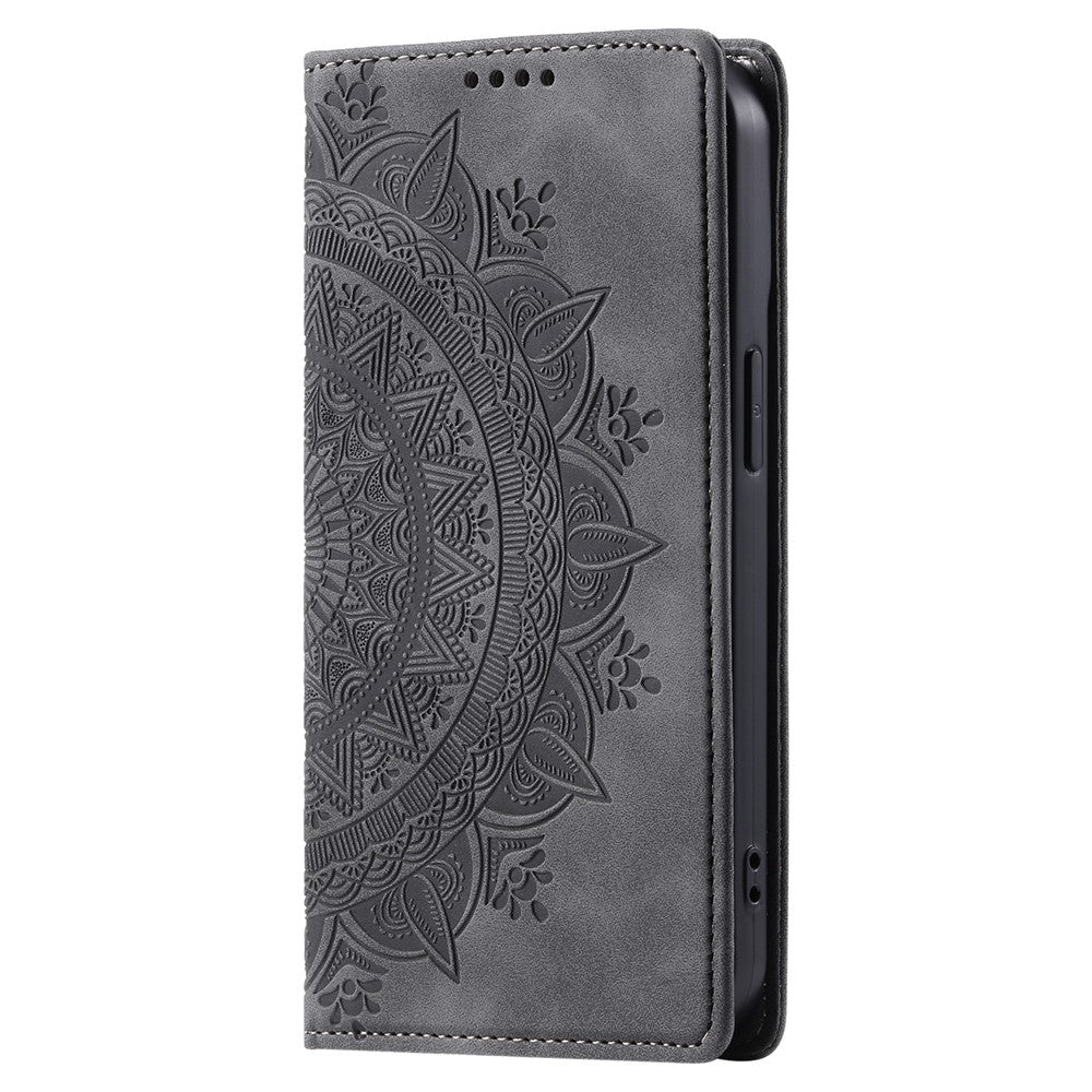 Til Samsung Galaxy A35 5G Cover Læder Pung Flip Cover Magnetisk Automatisk Lukning
