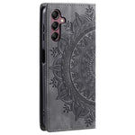 Til Samsung Galaxy A35 5G Cover Læder Pung Flip Cover Magnetisk Automatisk Lukning