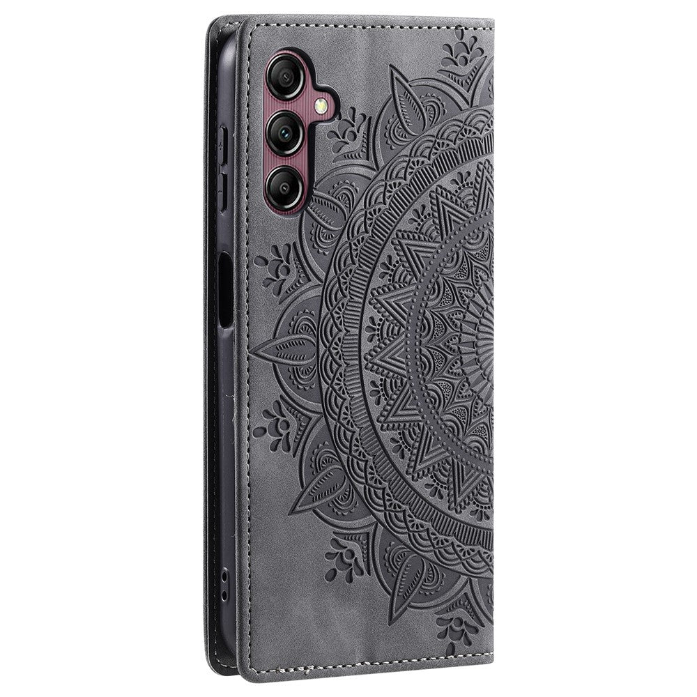 Til Samsung Galaxy A35 5G Cover Læder Pung Flip Cover Magnetisk Automatisk Lukning