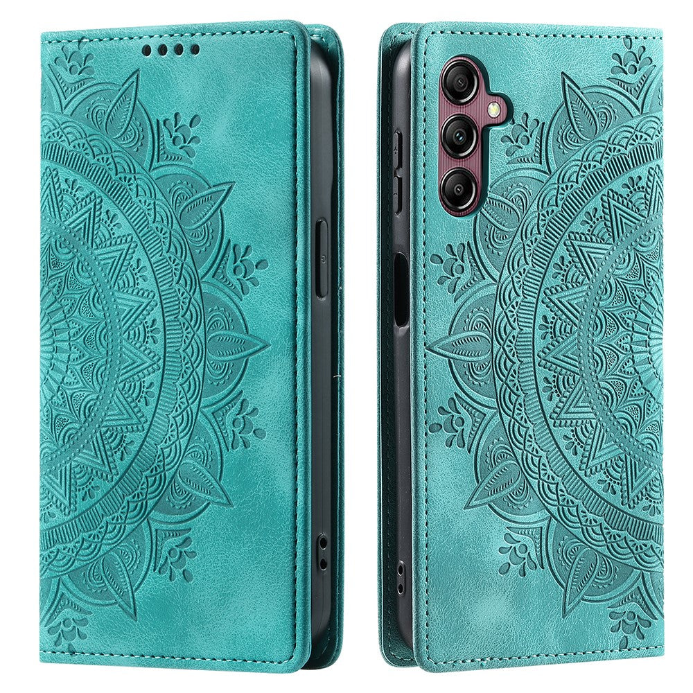 Til Samsung Galaxy A35 5G Cover Læder Pung Flip Cover Magnetisk Automatisk Lukning